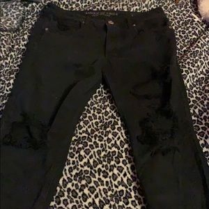 American eagle Black ripped jeans